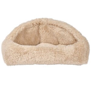 Cozy Canopy Fluffernutter Plush Calming Pet Bed
