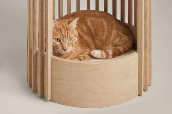 Modern Cat Tower Bed Mid-Century Style
